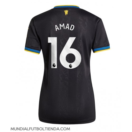 Camiseta Manchester United Amad Diallo #16 Tercera Equipación Replica 2025-26 para mujer mangas cortas